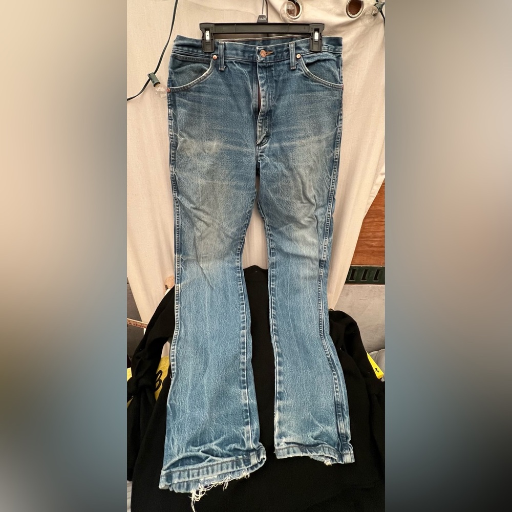 Vintage Distressed 1980s Wranglers 36 X 36 - image 4